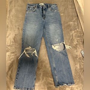 Abercrombie Ankle Straight Jeans